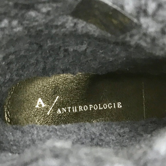 Anthropologie Louise Suede Sherpa Lined Cuffed Ankle Boot - Picture 11 of 14